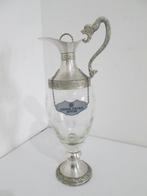 buton - argenterie galbiati - Karaf - kristal-zilver metaal, Antiek en Kunst