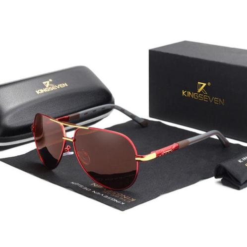 Goldstar Zonnebril - Pilotenbril met UV400 en Polarisatie, Bijoux, Sacs & Beauté, Lunettes de Soleil & Lunettes | Hommes, Envoi