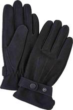 Profuomo Handschoenen Wol Zwart Leer maat 9.5 Heren, Vêtements | Hommes, Bonnets, Écharpes & Gants, Verzenden