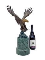 sculptuur, Zee arend - 49 cm - Brons, Marmer