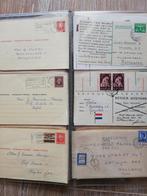 Nederland  - Partij met postgeschiedenis, briefkaarten,, Gestempeld