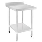 Werktafel | RVS | Bodemschap | Achteropstand | Zelfmontage, Verzenden, Nieuw in verpakking