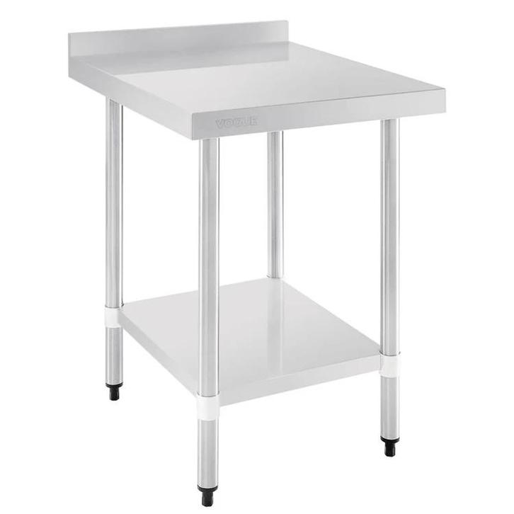 Werktafel | RVS | Bodemschap | Achteropstand | Zelfmontage, Articles professionnels, Horeca | Équipement de cuisine, Envoi