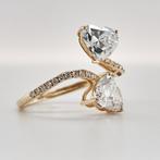 Zonder minimumprijs - Ring - 14 karaat Geel goud - 2.69ct., Nieuw