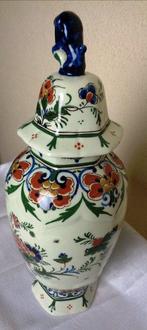 De Porceleyne Fles, Delft - dekselvaas - dekselvaas - Delfts, Antiek en Kunst