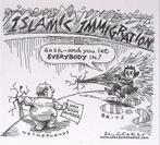 Pentekening Amerika - Islamitische immigratie (lijst optie), Verzenden