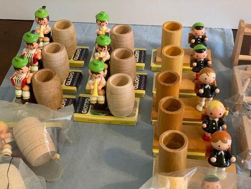 Sevi Italien Echt Holz Figuren Vintage - Speelgoed Sevi echt, Antiek en Kunst, Antiek | Overige Antiek
