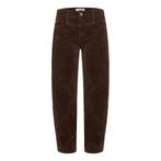 Cambio • donkerbruine corduroy broek Elin • 36, Verzenden