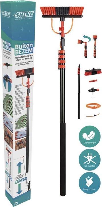 2eChoix | Brosse de nettoyage téléscopique - Shine - Rouge beschikbaar voor biedingen