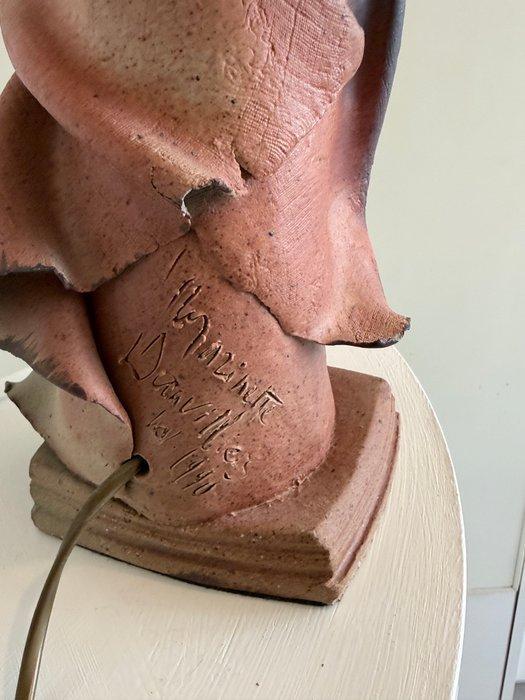 Lamp - Terracotta, Antiquités & Art, Curiosités & Brocante