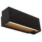 Wandverlichting modern Segment Up&Down Muurlamp Zwart Medium, Nieuw, Verzenden