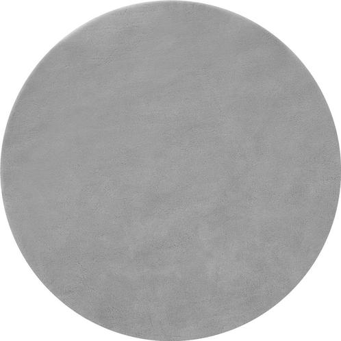 tectake Kortpolig vloerkleed Soft Zone - grijs, Ø 120 cm, Huis en Inrichting, Stoffering | Tapijten en Vloerkleden, Verzenden