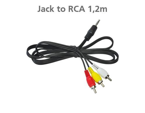 Edision kabel Jack naar RCA 1m20, Audio, Tv en Foto, Schotelantennes, Nieuw, Ophalen of Verzenden