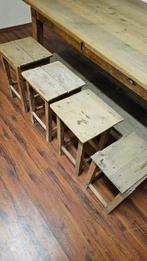 Art craft workshop table 1932 - Tafel - Massieve lariks- en, Antiek en Kunst