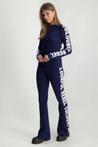 Colourful Rebel Jolie Logo Fine Knit Flare Pants - L