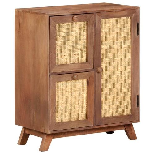 vidaXL Buffet 60x35x75 cm Bois de manguier massif, Maison & Meubles, Armoires | Dressoirs, Neuf, Envoi