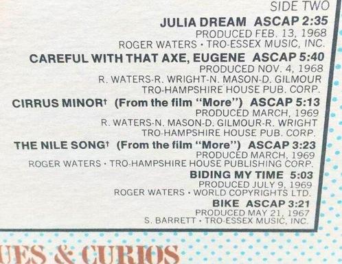 Pink Floyd - Relics - A Bizarre Collection Of Antiques &, Cd's en Dvd's, Vinyl Singles