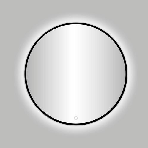 Badkamerspiegel Rond LED Mat Zwart Best Design Venetie Nero, Doe-het-zelf en Bouw, Sanitair, Bad, Nieuw, Ophalen of Verzenden