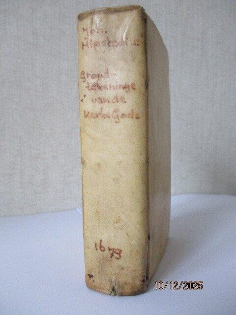 Johannes Hipstedius - Grond-teikeninge van de Kerke Godts -, Antiek en Kunst, Antiek | Boeken en Manuscripten