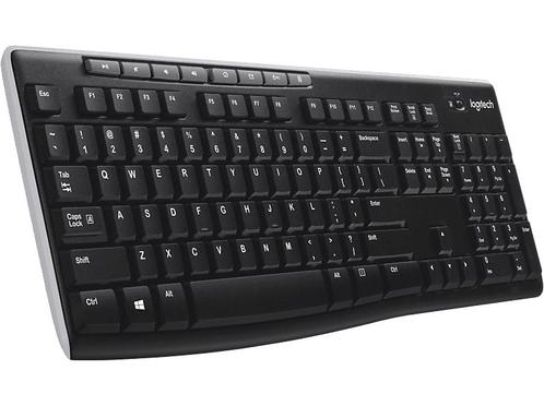 Logitech -  Draadloos Toetsenbord K270 Qwerty Zwart, Computers en Software, Toetsenborden, Draadloos, Qwerty, Nieuw, Verzenden