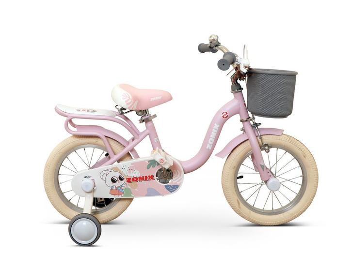 Zonix Meisjesfiets 14 Inch Roze Kinderfiets Met Zijwieltjes, Vélos & Vélomoteurs, Vélos | Filles, Enlèvement ou Envoi
