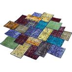 Patchwork - Tapijt - 132 cm - 123 cm - HandKnotted moderne, Maison & Meubles, Ameublement | Tapis & Moquettes