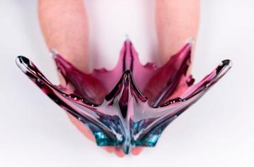 Vintage Murano Glass - Plat - Verre - Bol - Verre