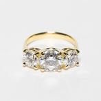 Statement ring - 18 karaat Geel goud - 4.27ct. tw. Diamant