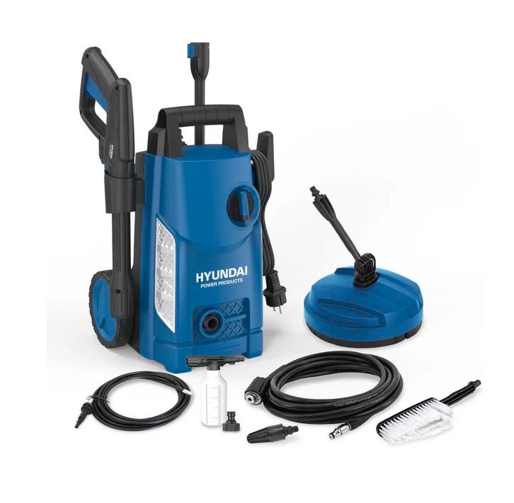 Hyundai hogedrukreiniger 1500W set - 120bar (Tuin), Tuin en Terras, Hand-tuingereedschap, Nieuw, Ophalen of Verzenden