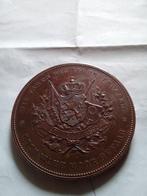 Nederland. Bronze medal 1895 25 Years Willem III  (Zonder, Timbres & Monnaies, Monnaies & Billets de banque | Accessoires