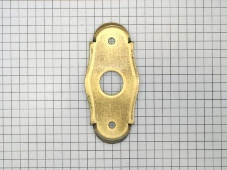 Achterplaat messing antiek tbv raam-/deurklink, Doe-het-zelf en Bouw, Hang- en Sluitwerk, Klink of Kruk, Nieuw, Overige materialen