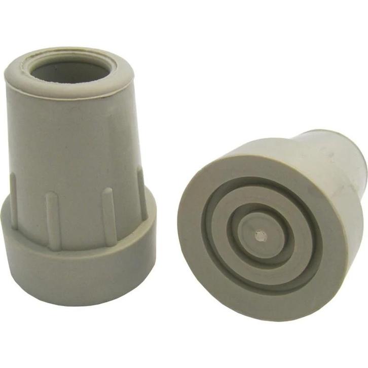 Kruk en stokdoppen per 2 - 22 mm grijs, Diversen, Verpleegmiddelen, Ophalen of Verzenden