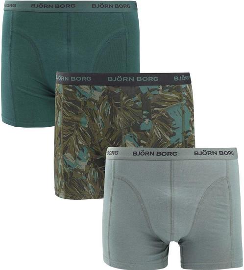 Bjorn Borg Boxers 3Pack Stretch Groen maat L Heren, Kleding | Heren, Ondergoed, Groen, Boxer, Verzenden