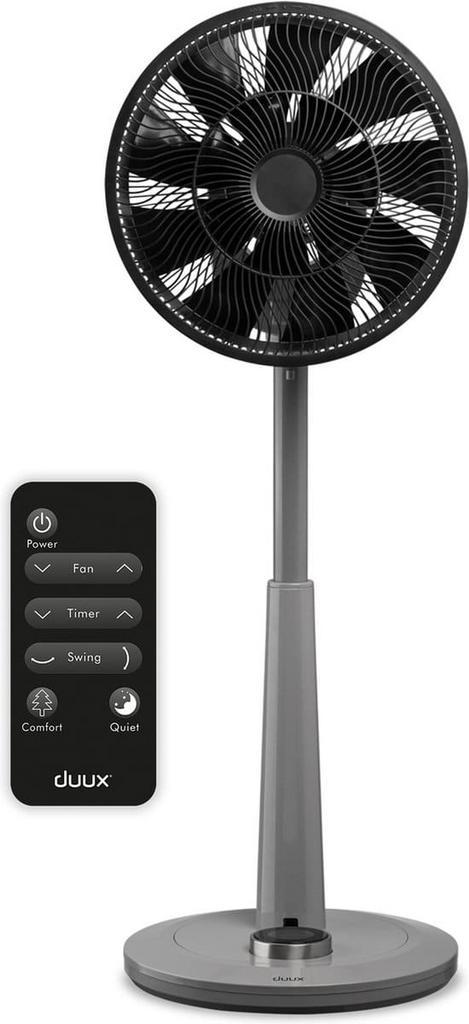 Duux Whisper ventilator grijs zeer stille Statiefventilator, Elektronische apparatuur, Ventilatoren, Zo goed als nieuw, Verzenden