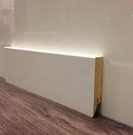 MDF Blok Model Witte Plint 15x90mm / Lengte 2400mm, Doe-het-zelf en Bouw, Plinten en Afwerking, Nieuw, Ophalen of Verzenden