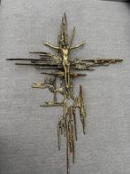 Crucifix - Bronze - 1960-1970 - Christus vers Dali - 56 cm, Antiek en Kunst