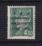 France 1944 - Rare variété chiffre maigre et surcharge, Postzegels en Munten, Gestempeld