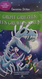 Grote Griezels een Gruwelsaurus! - 1 cd luisterboek -, Boeken, Gelezen, Geronimo Stilton, Verzenden