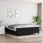 vidaXL Boxspring bed stof zwart 160x200 cm, Verzenden, Nieuw