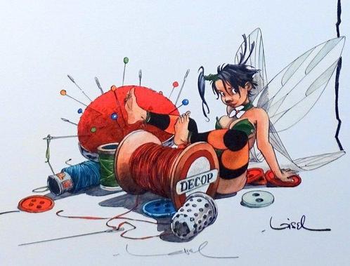 Loisel, Régis - 1 Offset Print - Clochette - Fil à Coudre, Boeken, Strips | Comics