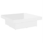 Strakke Salontafel Deal! -40% voor Studios! Hoogglans Wi..., Huis en Inrichting, 50 tot 100 cm, Verzenden, Vierkant, Nieuw