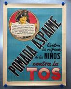 Anonymous - Litho - Pomada Aspaime contra la Tos - Années, Antiek en Kunst
