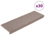 vidaXL Trapmatten 30 st 65x21x4 cm lichtbruin met, Verzenden, Nieuw