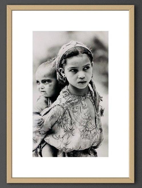 Victor Elschansky (1913-1981) - Jeune fille avec sa petite, Antiquités & Art, Art | Peinture | Moderne