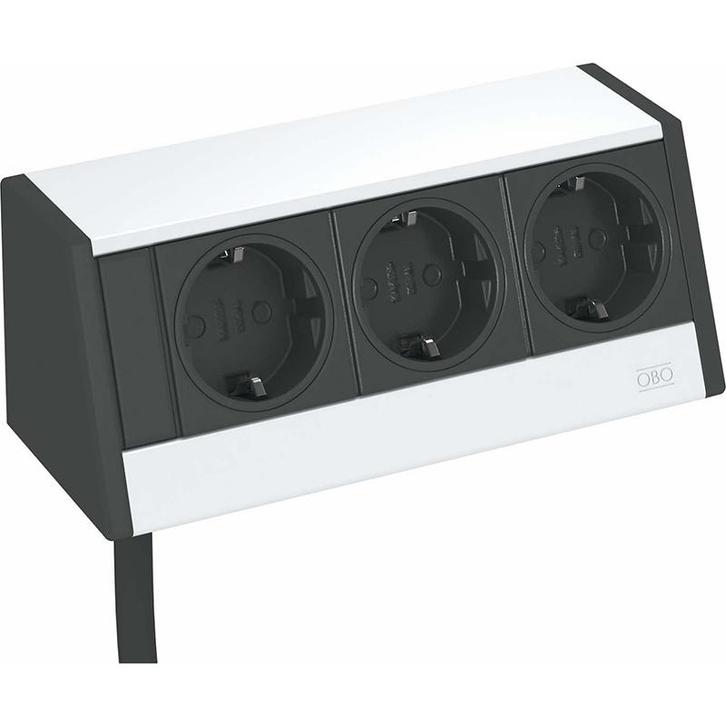 Obo betterman - bureau stekkerdoos - 3 stopcontacten -, Muziek en Instrumenten, Kabels en Stekkers, Verzenden