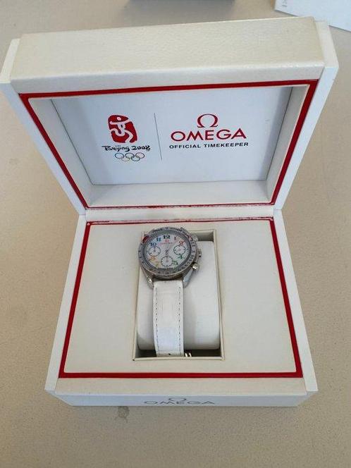 Omega - Speedmaster Reduced Olympic - 38367036 - Dames -, Handtassen en Accessoires, Horloges | Heren