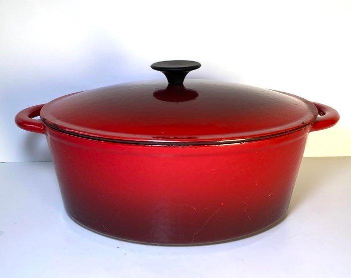 Style Le Creuset - Braadpan - Gepolijste emaillen, Antiquités & Art, Antiquités | Ustensiles de cuisine
