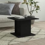 vidaXL Salontafel 55,5x55,5x40 cm bewerkt hout zwart, Huis en Inrichting, Verzenden, Nieuw