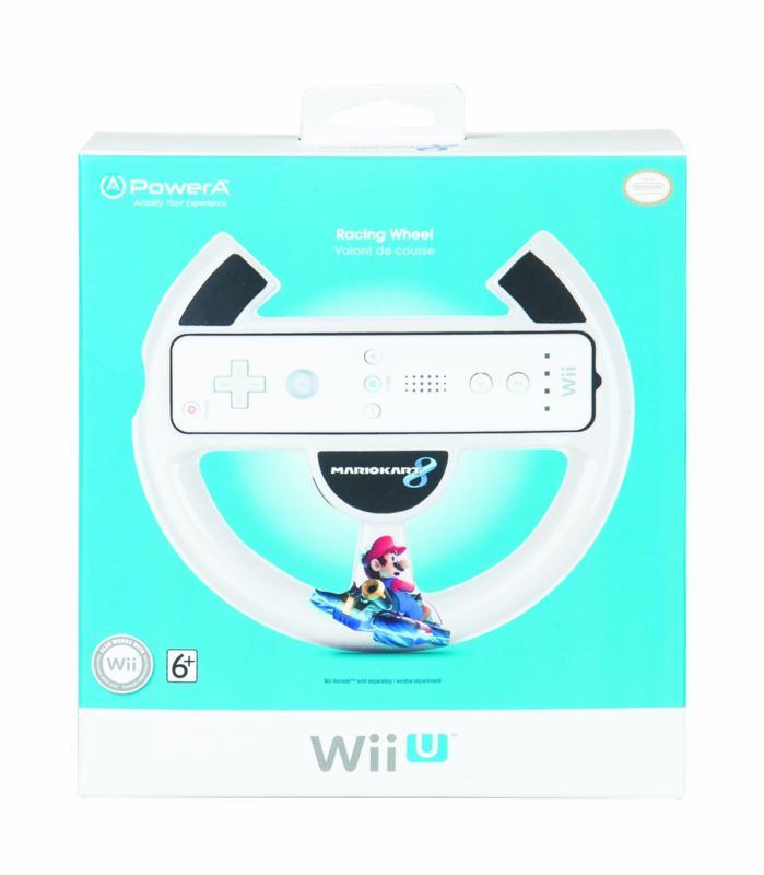 PowerA Mario Kart 8 Racing Wheel (Nintendo Wii U), Games en Spelcomputers, Spelcomputers | Nintendo Wii U, Zo goed als nieuw, Ophalen of Verzenden