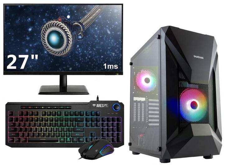 i5 6-Core|RTX 5060 Gaming PC Desktop Compleet - 27 1ms G..., Computers en Software, Desktop Pc's, Nieuw, Ophalen of Verzenden
